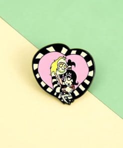 Alternative view of Beetlejuice 'Love Lydia' Enamel Pin