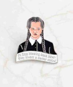 The Addams Family 'Wednesday Addams' Enamel Pin