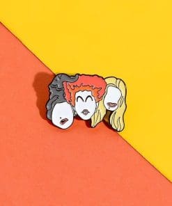 Alternative view of Hocus Pocus '3 Witches' Enamel Pin