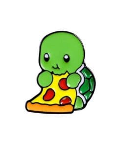Cute Turtle Pizza Enamel Pin