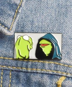 Alternative view of Evil Kermit Enamel Pin