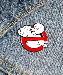 Alternative view of Casper 'Ghostbusters' Enamel Pin