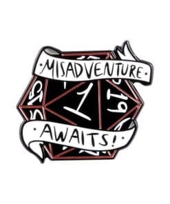 Dungeons and Dragons 'Misadventure' Enamel Pin