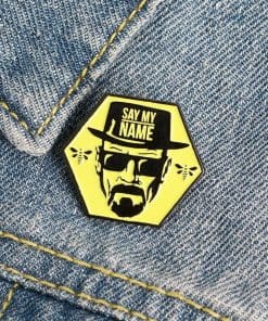 Alternative view of Breaking Bad 'Say My Name' Enamel Pin