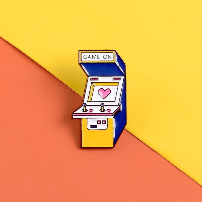 Cute Arcade 'Game On' Enamel Pin - Image 4
