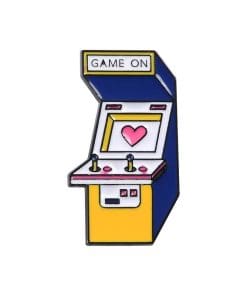 Cute Arcade 'Game On' Enamel Pin
