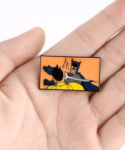 Batman Slaps Robin Meme Enamel Pin - Image 8