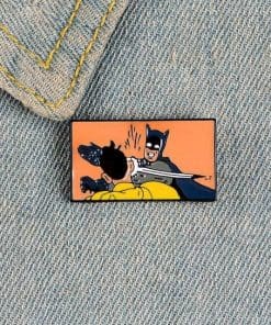Batman Slaps Robin Meme Enamel Pin - Image 7