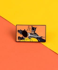 Batman Slaps Robin Meme Enamel Pin