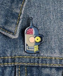Alternative view of Futurama 'Bender | Xray' Enamel Pin