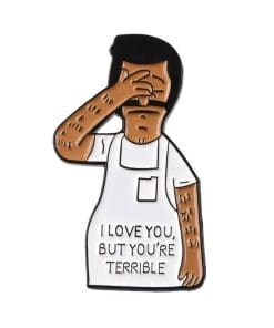 Bob's Burgers 'I Love You | You're Terrible' Enamel Pin