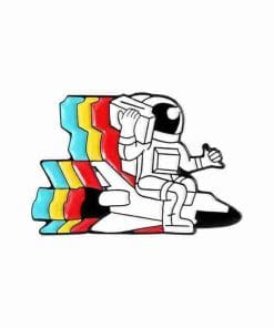 Space 'Astronaut | Shuttle' Enamel Pin