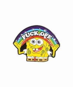 Spongebob 'F Off Rainbow' Enamel Pin