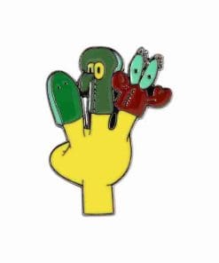 Spongebob 'Finger Puppets' Enamel Pin