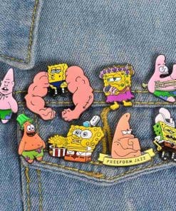 Spongebob 'Dear Vikings' Enamel Pin - Image 3
