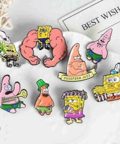 Alternative view of Spongebob 'Popcorn | Arms' Enamel Pin