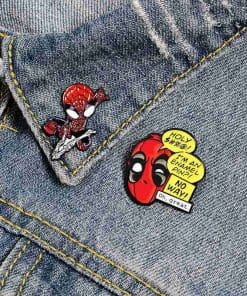 Alternative view of Spiderman Enamel Pin