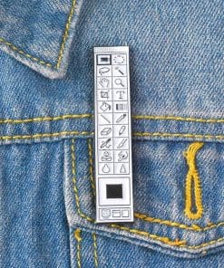 Alternative view of Paint Toolbar Enamel Pin