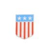 American Flag Shield Enamel Pin