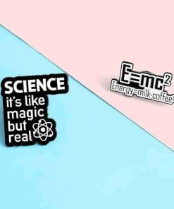 Alternative view of Science 'Real Magic' Enamel Pin