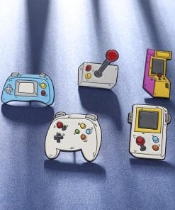 Classic Video Game Joystick Enamel Pin - Image 13