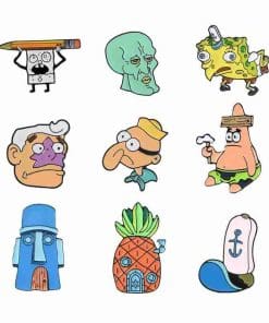 Alternative view of Spongebob 'Pineapple' Enamel Pin
