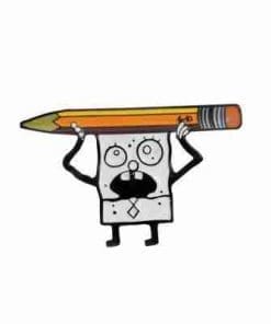 Spongebob 'Holding Pencil' Enamel Pin