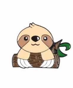 Sloth 'Hanging Around' Enamel Pin