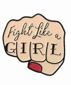 Stranger Things 'Fight Like a Girl' Enamel Pin