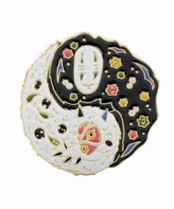 Spirited Away 'No Face | Yin and Yang' Enamel Pin