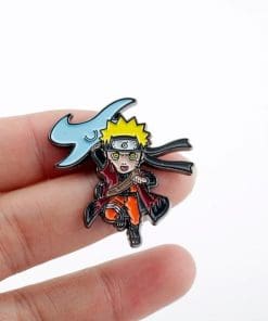 Alternative view of Naruto 'Action' Enamel Pin