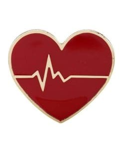 Heart Logo Enamel Pin