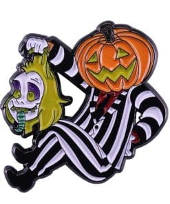 Beetlejuice 'Jack O Lantern' Enamel Pin