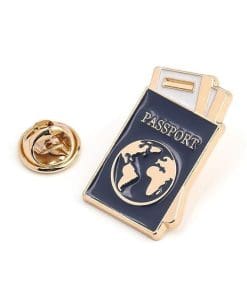 Passport 'Ready to Travel' Enamel Pin - Image 5
