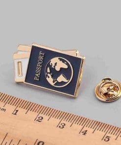 Passport 'Ready to Travel' Enamel Pin - Image 9