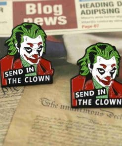 The Joker 'Send in the Clown | Arthur Fleck' Enamel Pin - Image 3