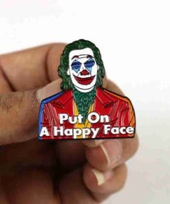 The Joker 'Joaquin Phoenix | Happy Face' Enamel Pin