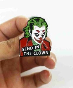 Alternative view of The Joker 'Send in the Clown | Arthur Fleck' Enamel Pin