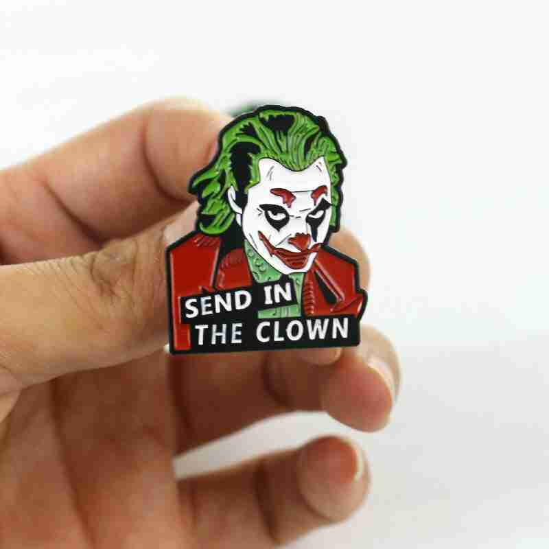 The Joker 'Send in the Clown | Arthur Fleck' Enamel Pin - Image 2