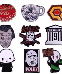 Alternative view of Friday the 13th 'Slasher' Enamel Pin