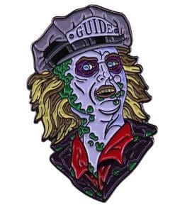 Alternative view of Beetlejuice 'Tour Guide' Enamel Pin