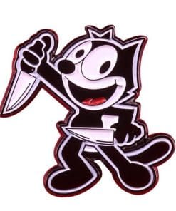 Felix the Cat 'Knives' Enamel Pin