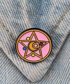 Alternative view of Sailor Moon 'Crystal Star' Enamel Pin