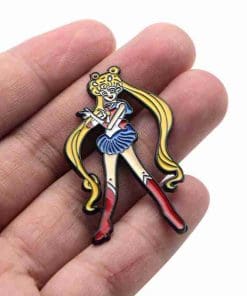 Alternative view of Sailor Moon 'Hey There' Enamel Pin