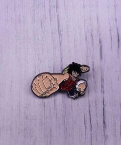 Alternative view of One Piece 'Luffy | Comic | Serious' Enamel Pin