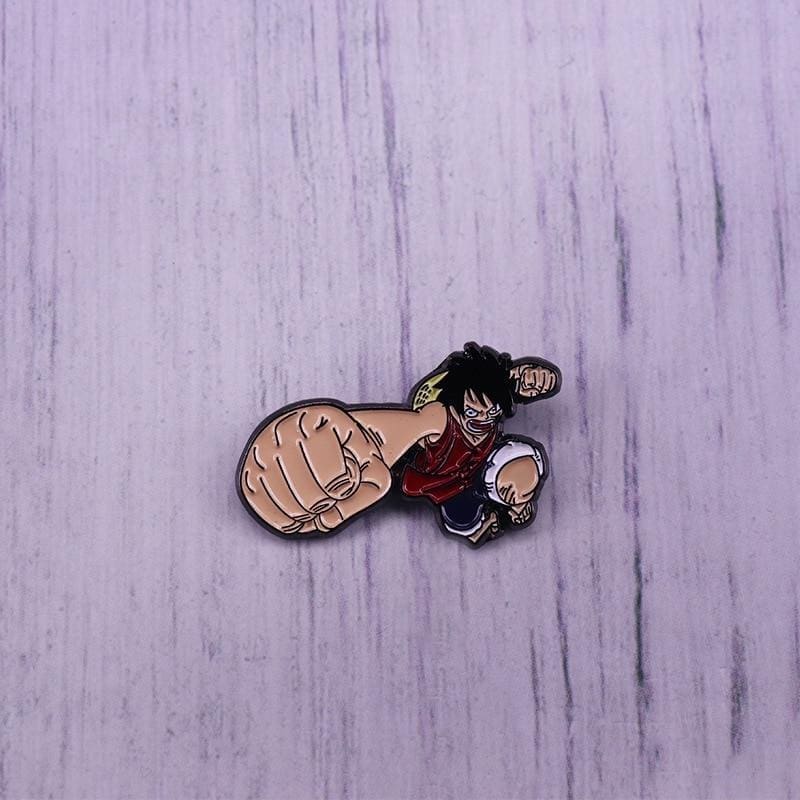 One Piece 'Luffy | Comic | Serious' Enamel Pin - Image 2