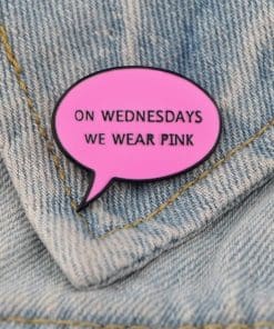 Alternative view of Mean Girls 'Pink' Enamel Pin