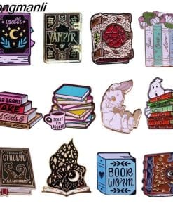 Alternative view of Book 'Standard Book of Spells Grade 2' Enamel Pin