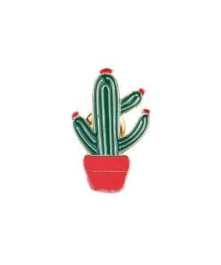 Cactus 'Saguaro Flower Pot' Enamel Pin