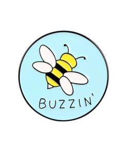 Buzzin' Bees 'Buzzin' Enamel Pin